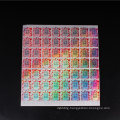 Custom Printed Laser Reflective Color Hologram Voids Injection Label Sticker